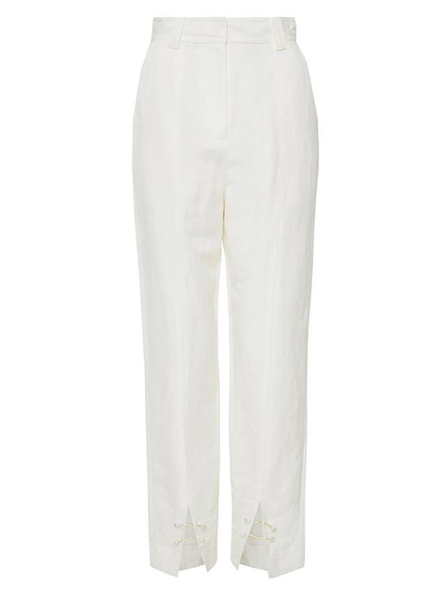 Womens Zita Split-Hem Tapered Pants Product Image