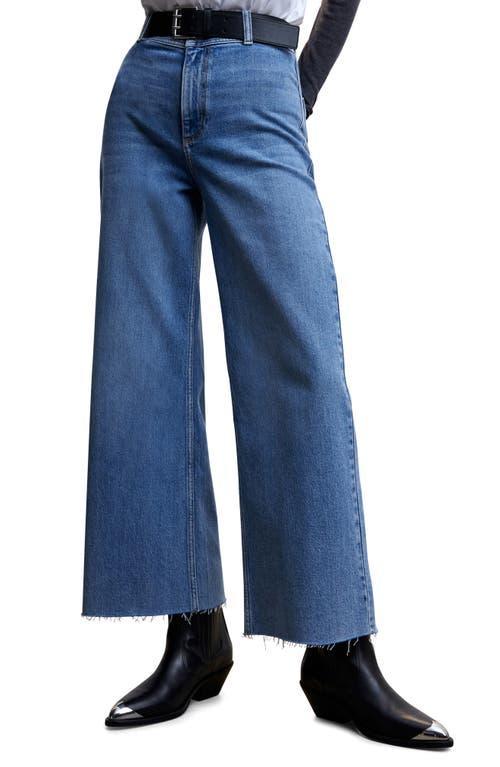 MANGO High Waist Culotte Jeans Product Image