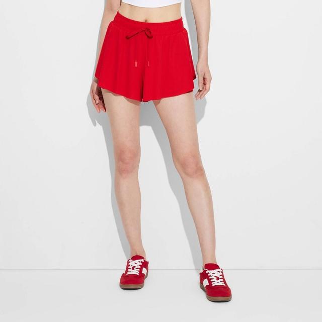 Womens Game Day Double Layer Run Shorts 2.5 - JoyLab Red XL Product Image