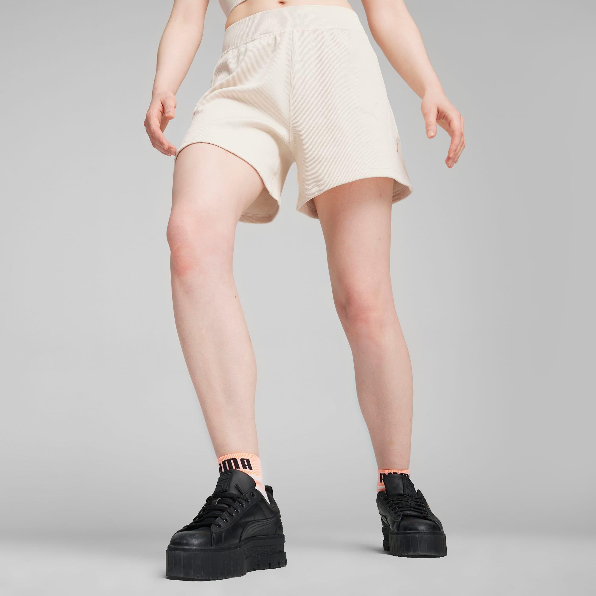 DARE TO Women's MUTED MOTION Flared Shorts Product Image