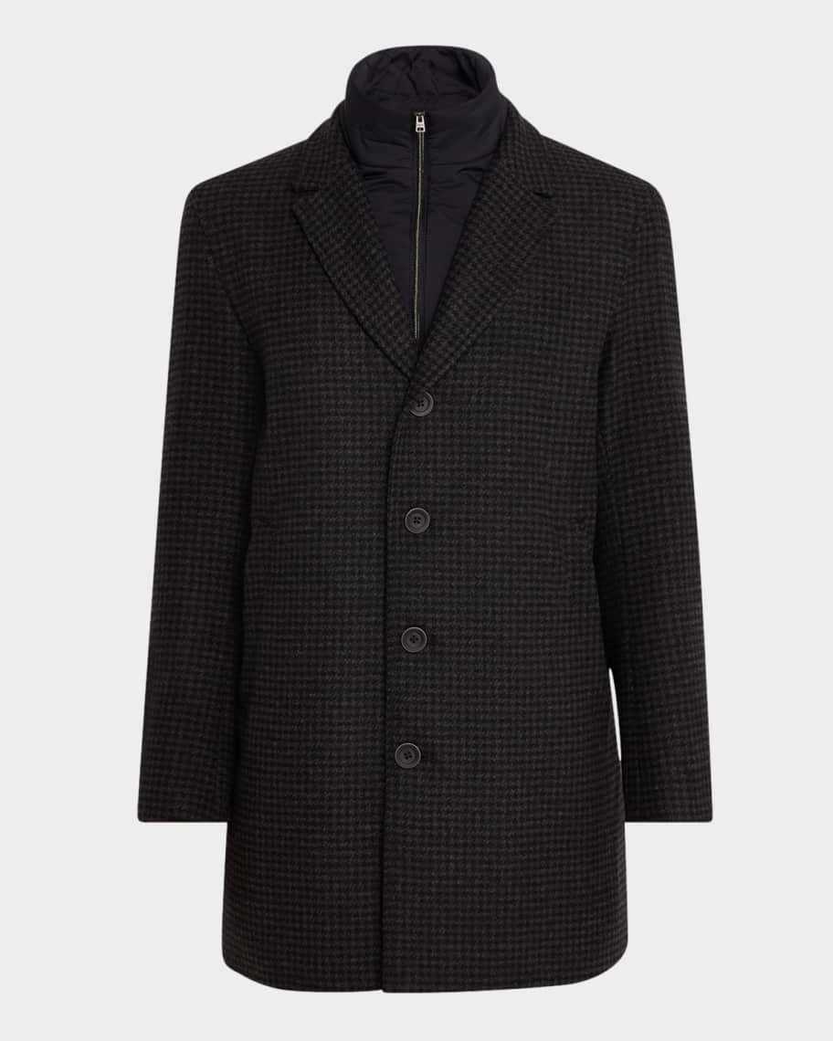 Men's Houndstooth Topcoat with Windguard Product Image