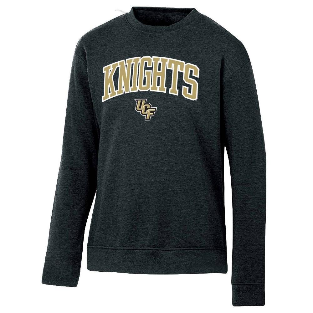 NCAA UCF Knights Mens Heathered Crew Neck Fleece Sweatshirt - S Product Image