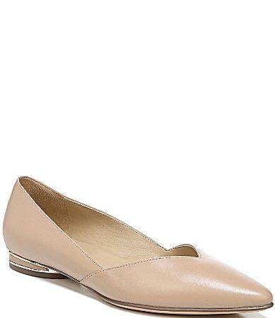 Naturalizer Havana Leather Slip-On Pointed Toe Dress Flats Product Image