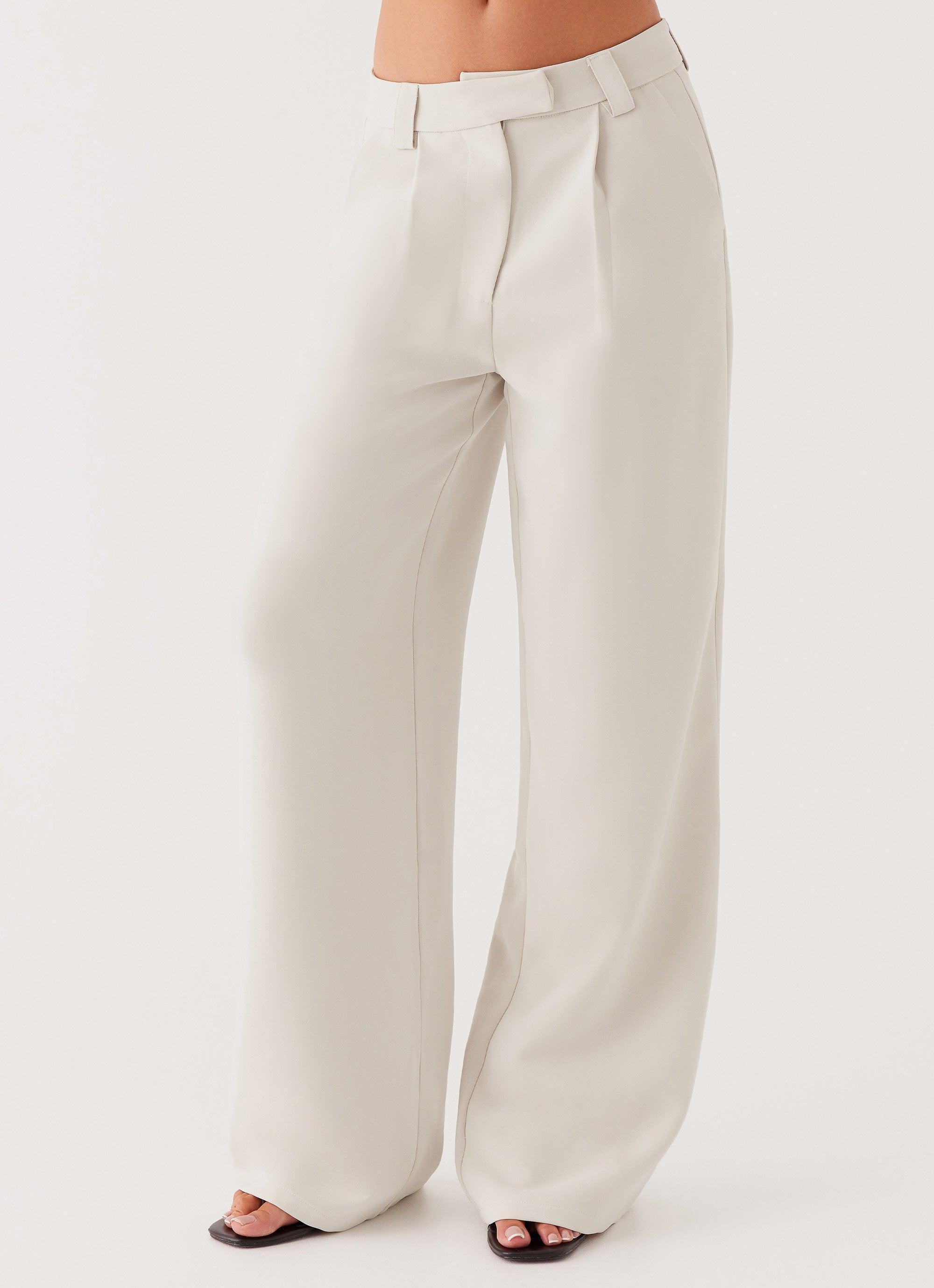 Midnight City Suit Pants - Pebble Product Image