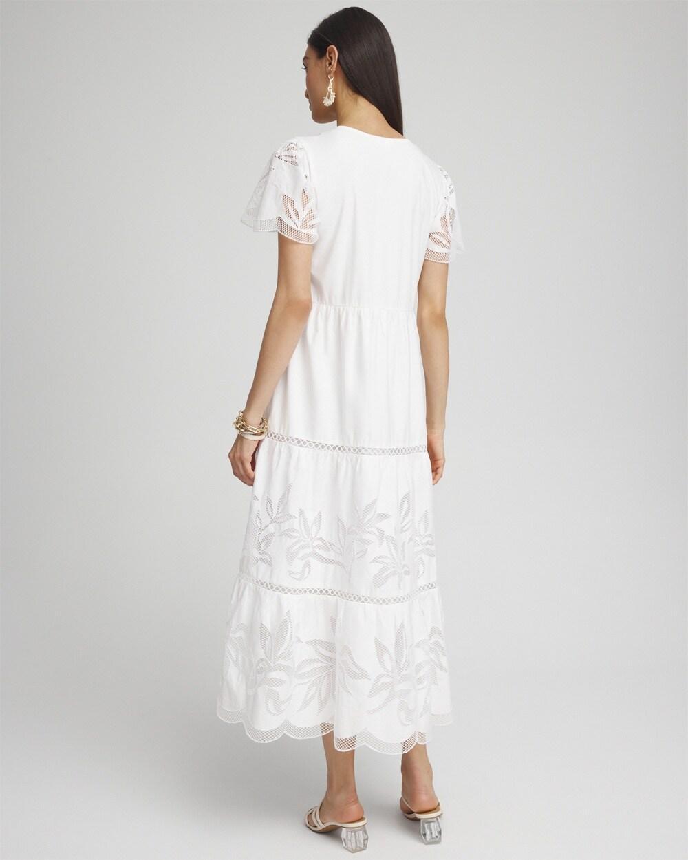 Eyelet Lace Inset Maxi Dress Product Image