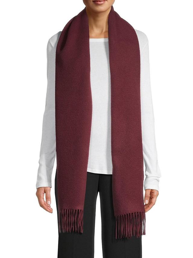 Womens Double-Face Cashmere Scarf Product Image