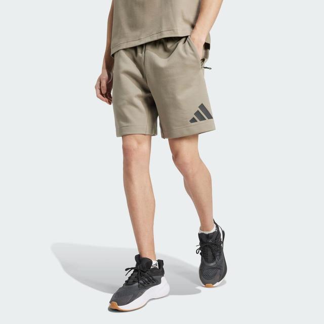 adidas Z.N.E. Shorts White XL Tall Mens Product Image