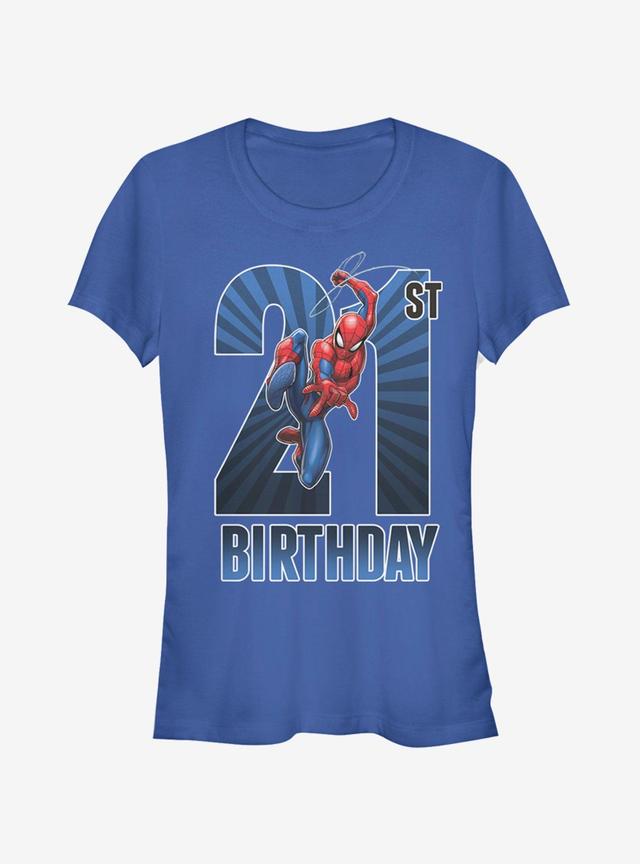 Marvel Spider-Man Spider-Man 21th Bday Girls T-Shirt Product Image