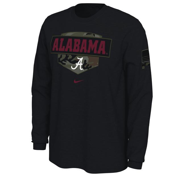 Nike Men's College (Alabama) Long-Sleeve T-Shirt Product Image