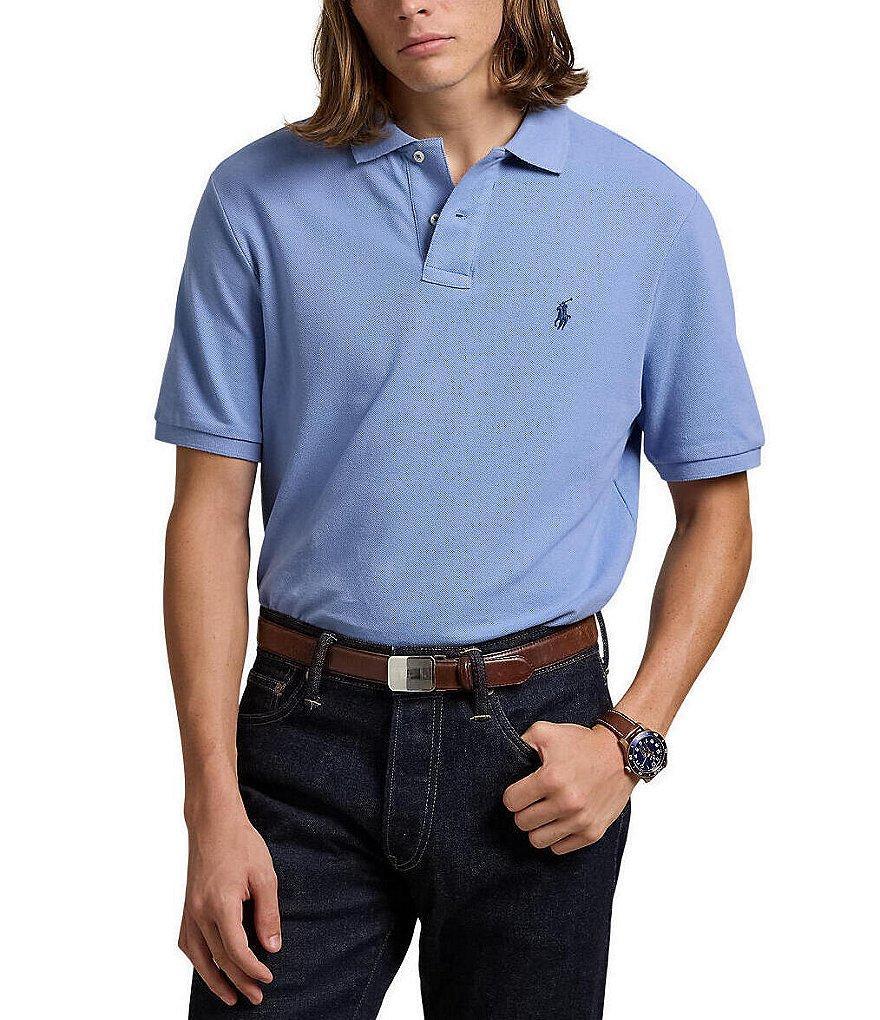 Polo Ralph Lauren Classic Fit Solid Cotton Mesh Polo Shirt Product Image