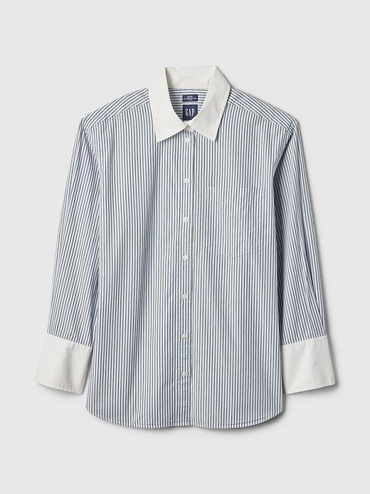 Organic Cotton Poplin Big Shirt Product Image