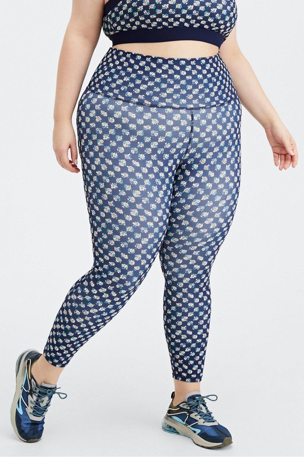 Fabletics Ultra High-Waisted PureLuxe 7/8 Legging Womens blue Size L Product Image