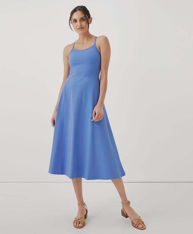 Womens Fit & Flare Midi Dress H2 Product Image