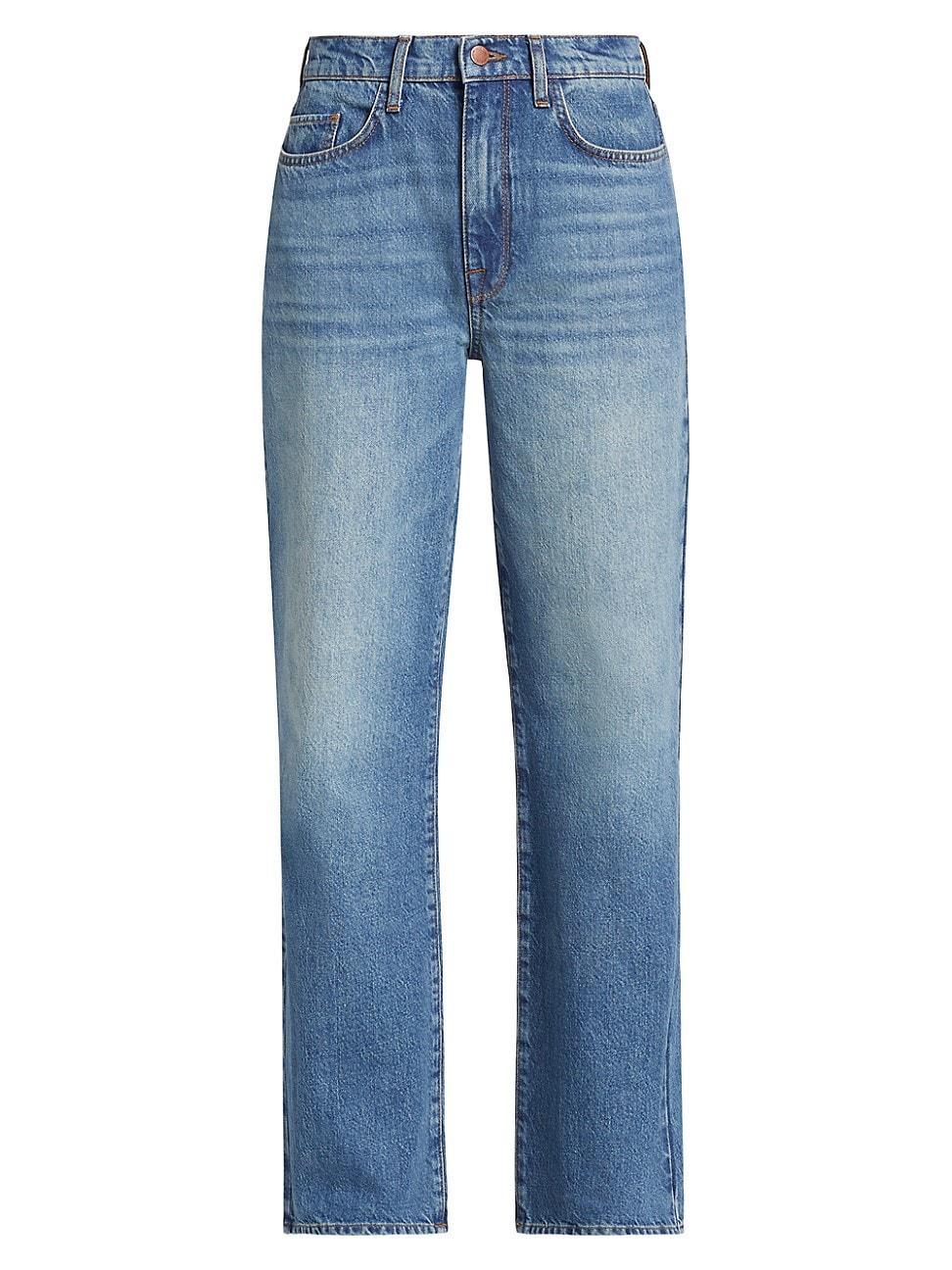 Womens Ms. Mackie Gradient High-Rise Baggy Jeans product image