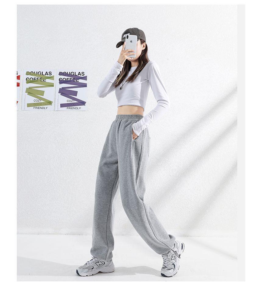 Elastic Waist Plain Harem Sweatpants (Various Designs) Product Image