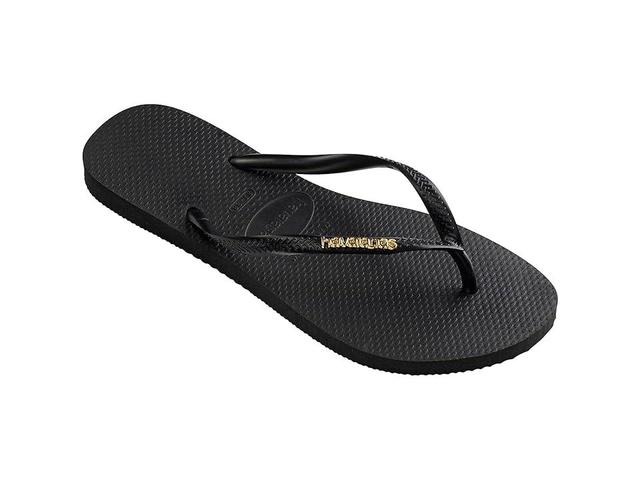 Havaianas Slim Logo Metallic Flip Flop Product Image