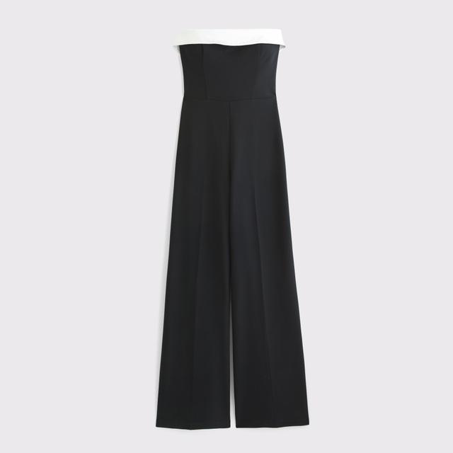 Contrast Strapless Jumpsuit Product Image