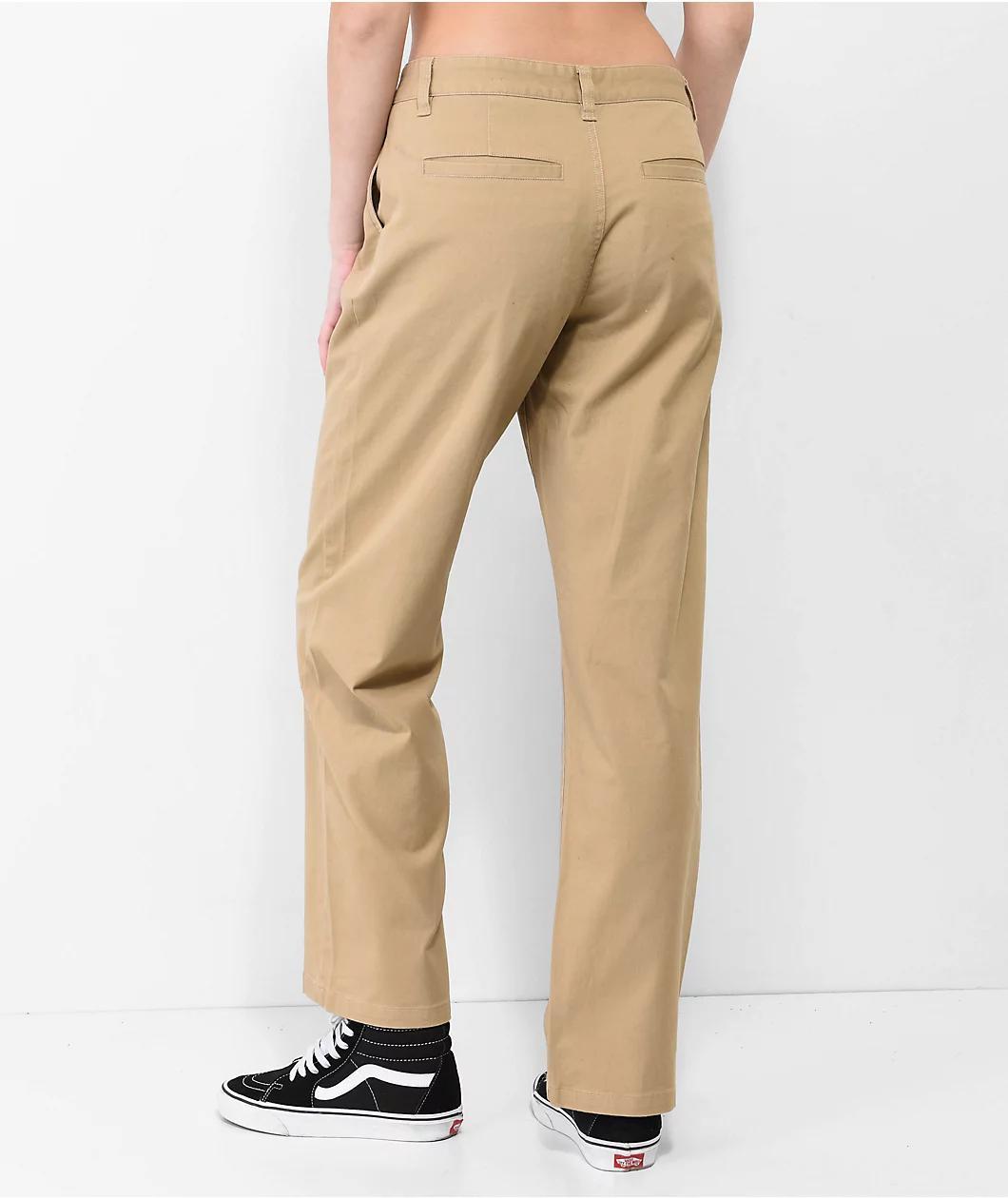 Empyre Zia Incense Low-rise Vintage Khaki Skate Pants Product Image