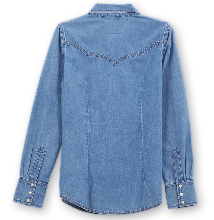 Wrangler® x Lainey Wilson Moxie Denim Snap Shirt Product Image