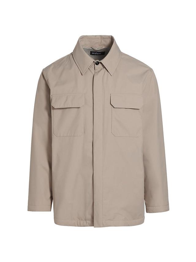 Mens Woven Snap Jacket Product Image