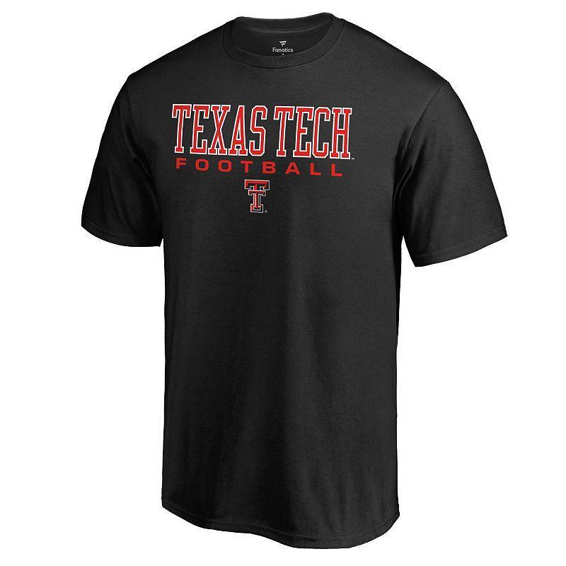 Mens Fanatics Branded Texas Tech Red Raiders True Sport Football T-Shirt Product Image