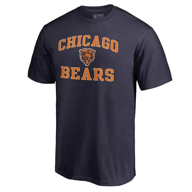 Mens Chicago Bears Vintage Collection Victory Arch T-Shirt Blue Product Image