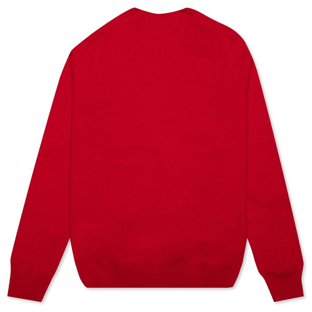 Small Heart Sweater - Red Male Product Image