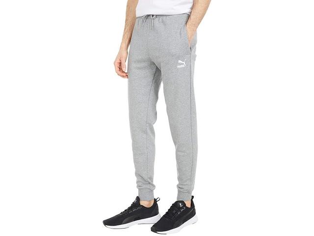 PUMA Classics Cuffed Sweatpants (Medium Heather) Men's Clothing Product Image