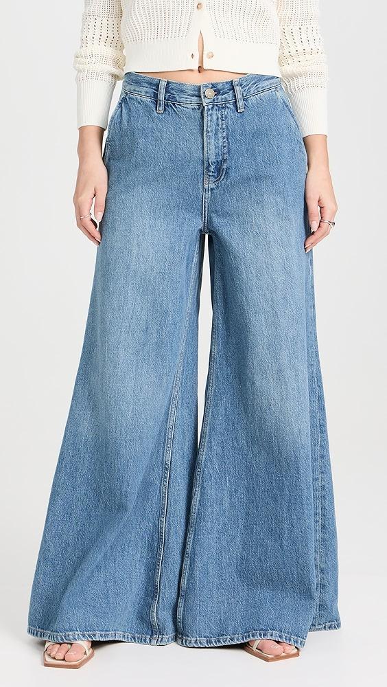 FRAME The Pixie Extra Wide Leg Jeans | Shopbop Product Image