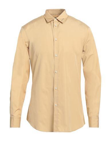 DSQUARED2 Man Shirt Mustard Size 44 Cotton In Yellow Product Image