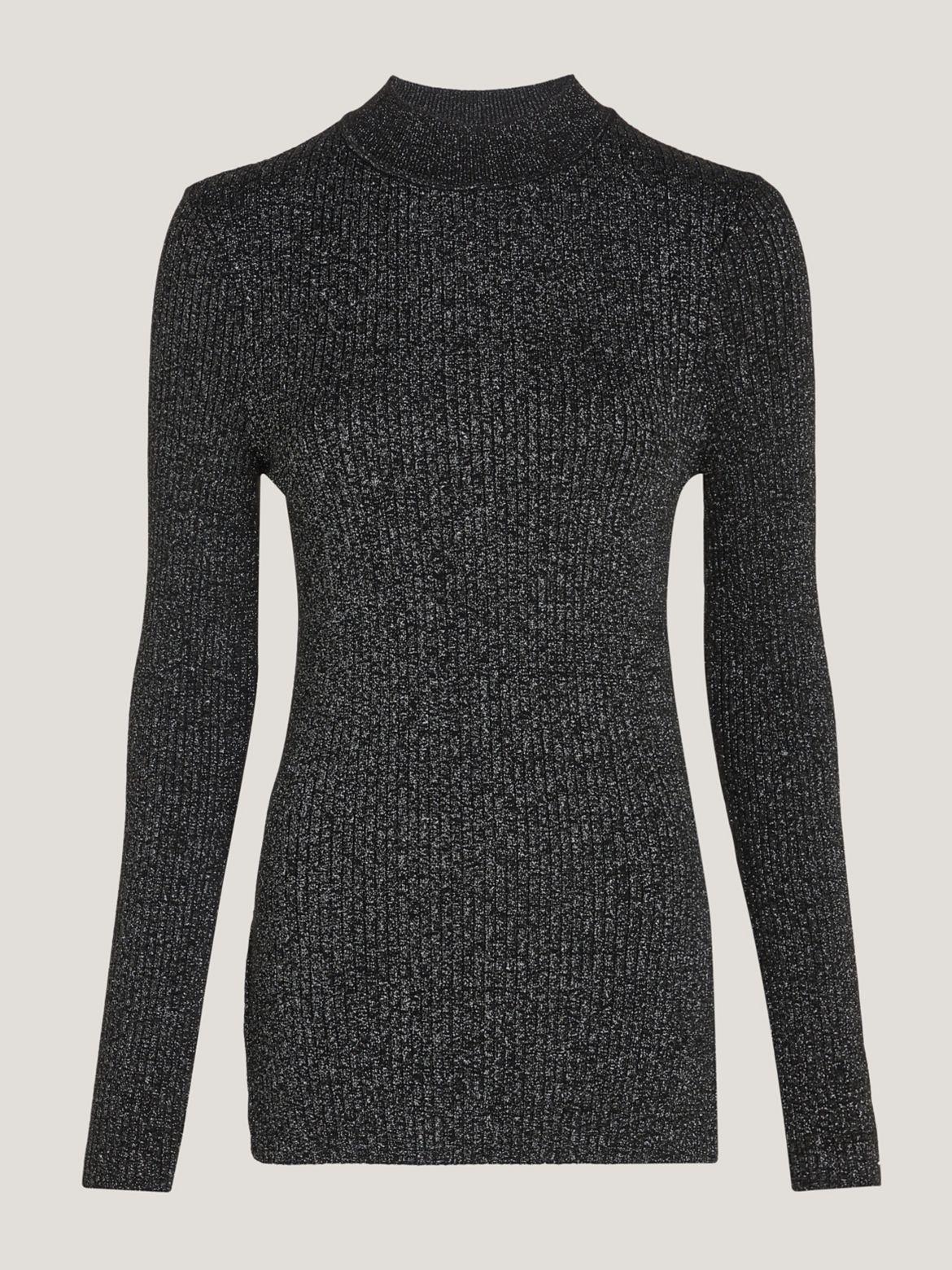 Tommy Hilfiger Women's Mockneck Shimmer Sweater Product Image