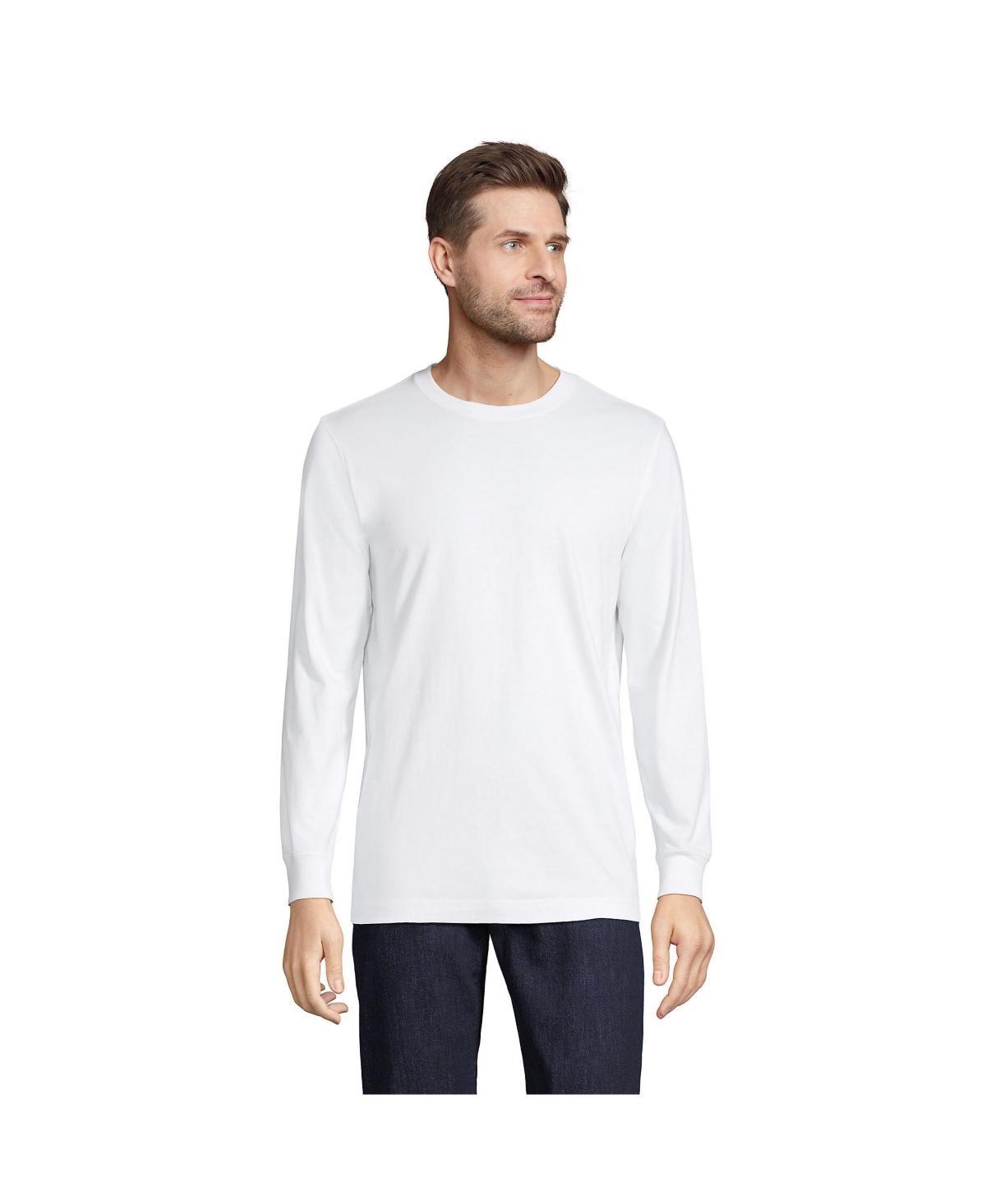 Mens Lands End Super-T Long Sleeve T-Shirt Product Image