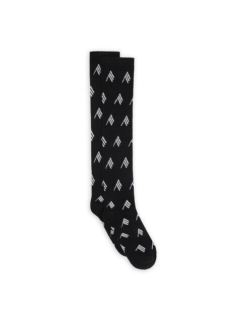 Black and white long socks Product Image