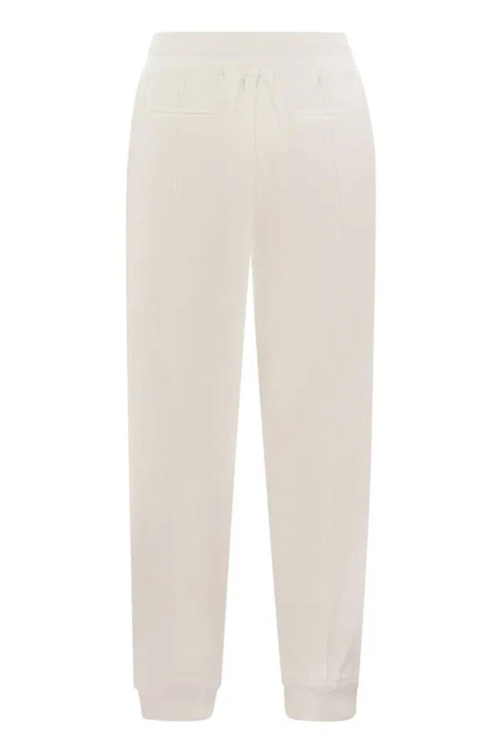 BRUNELLO CUCINELLI Drawstring Track Pants In White Product Image