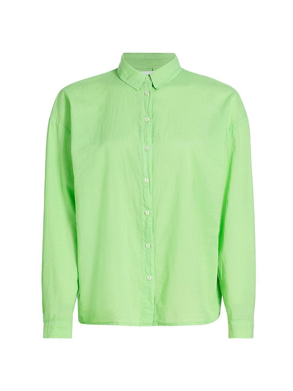 Womens Devyn Linen Button-Front Shirt Product Image