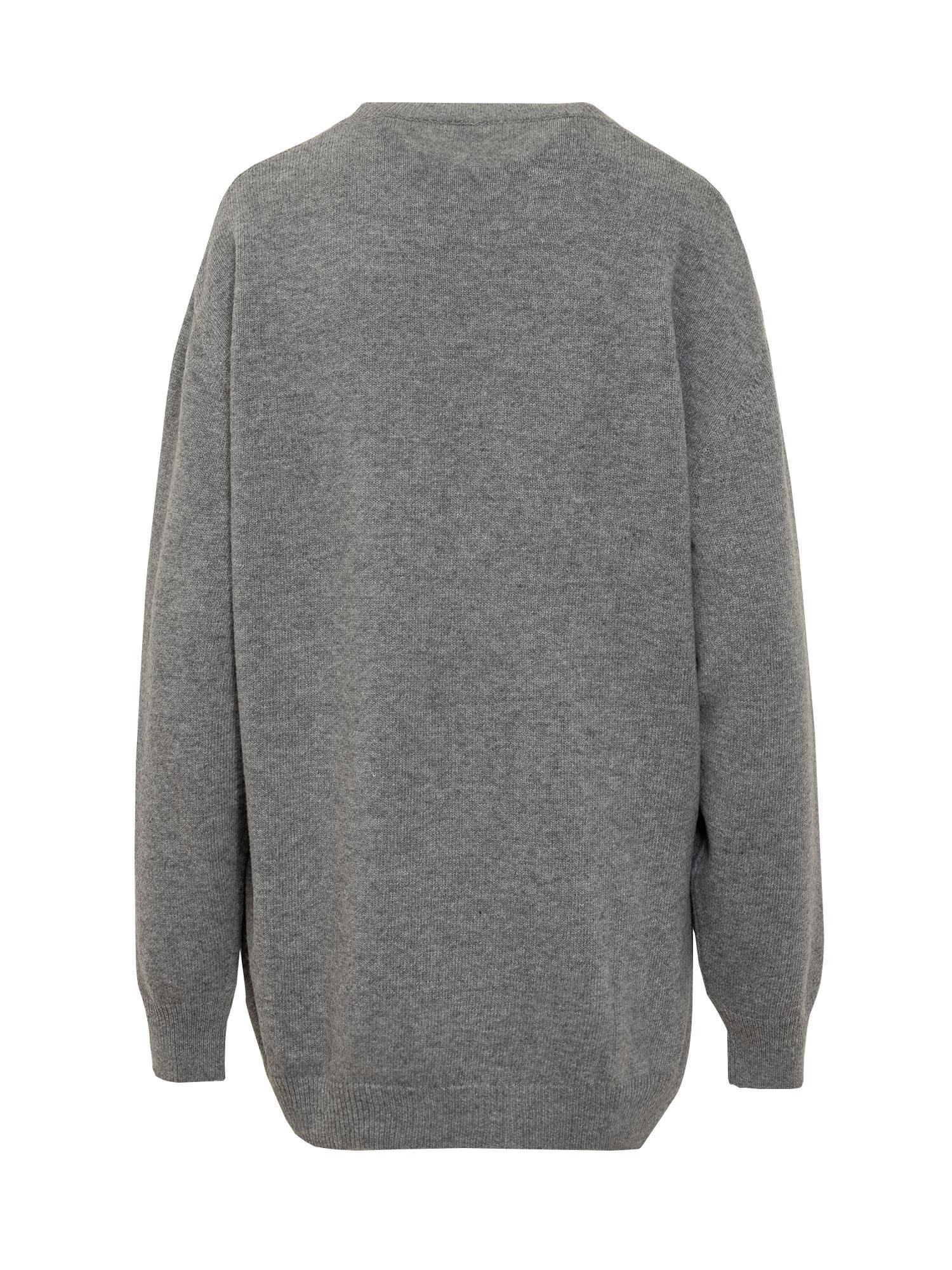 Cut-out Sweater In Grey Product Image