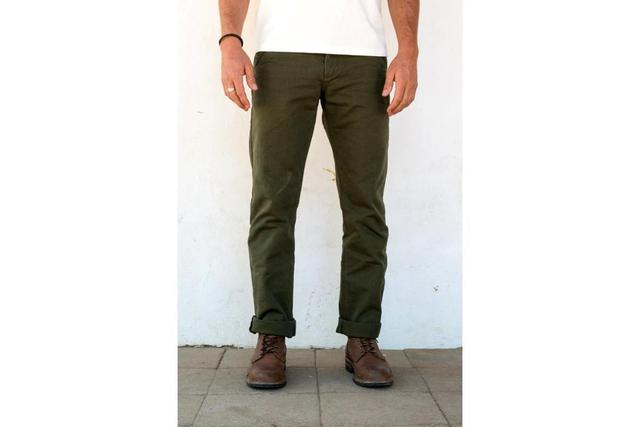 Workers Chino Slim Fit 14oz Slub Olive Product Image