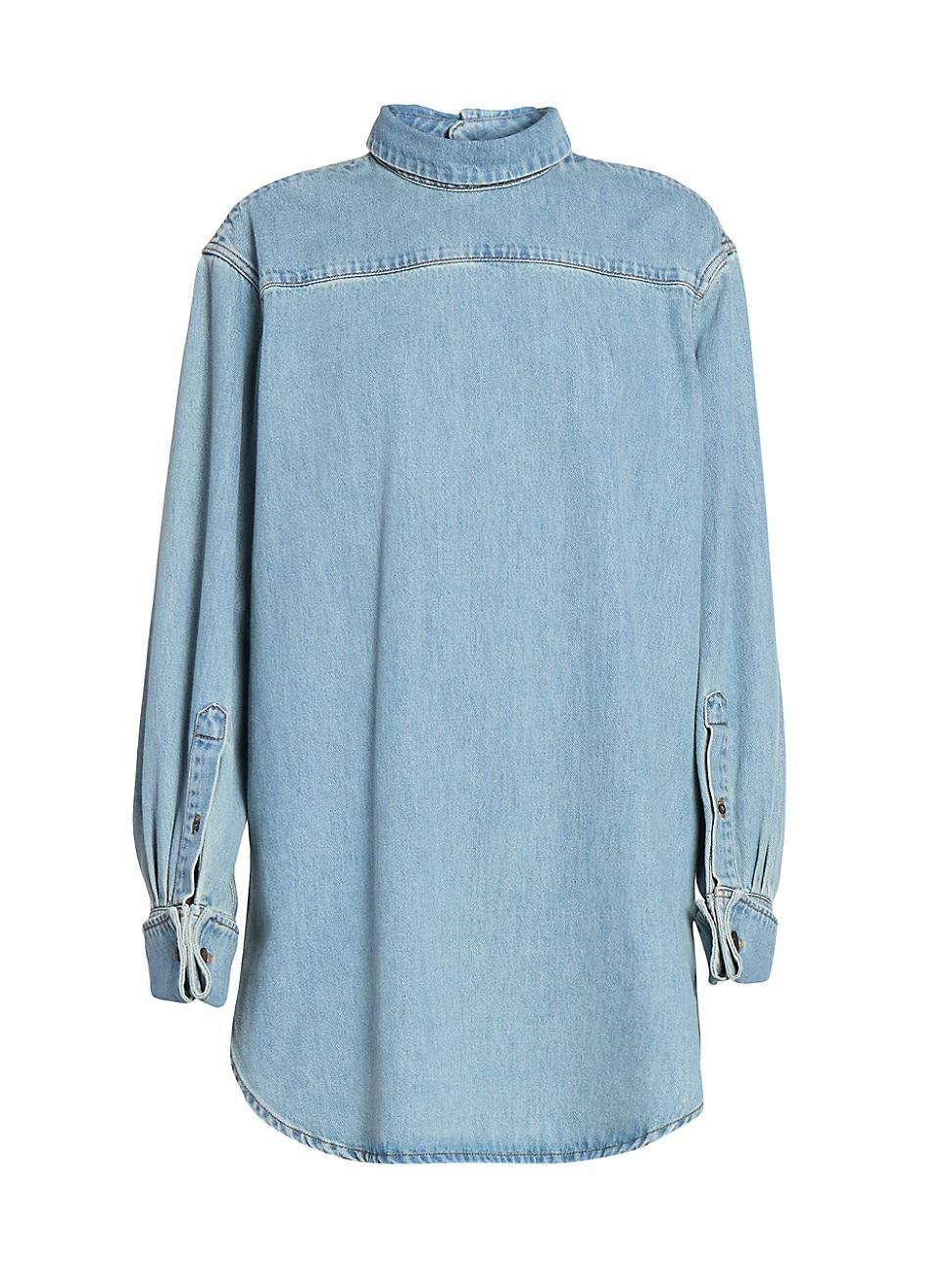 Womens Corso Lightweight Cotton Denim Tunic Shirt Product Image