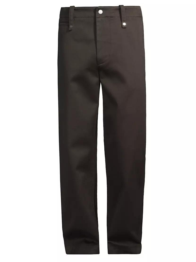 Straight-Leg Cotton Trousers product image