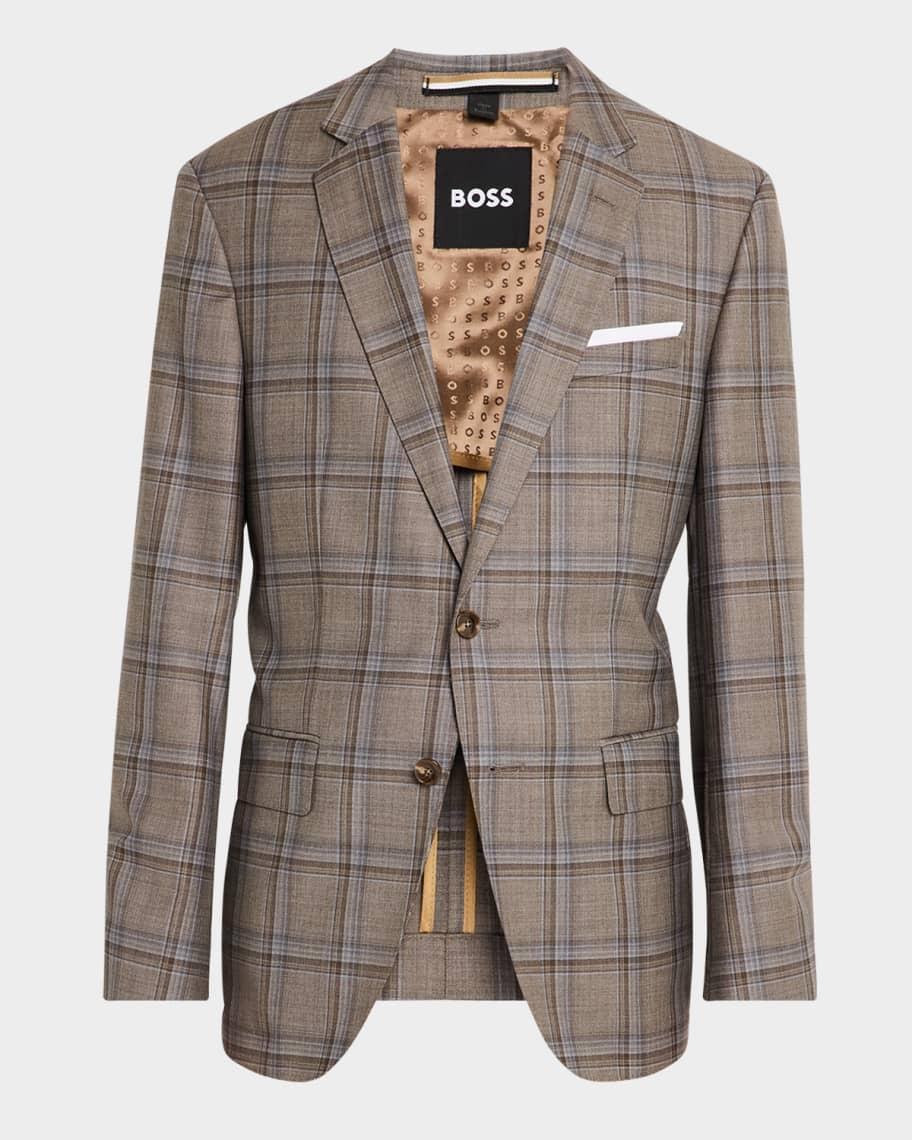 Men's Hutson Wool Plaid Slim Fit Sport Coat Product Image