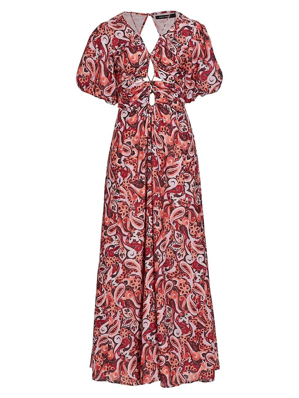 Womens Pallida Silk-Blend Maxi Dress product image