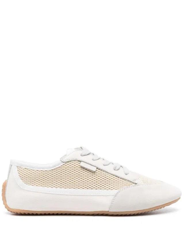 Bonnie Canvas And Suede Sneakers In Ivory Product Image