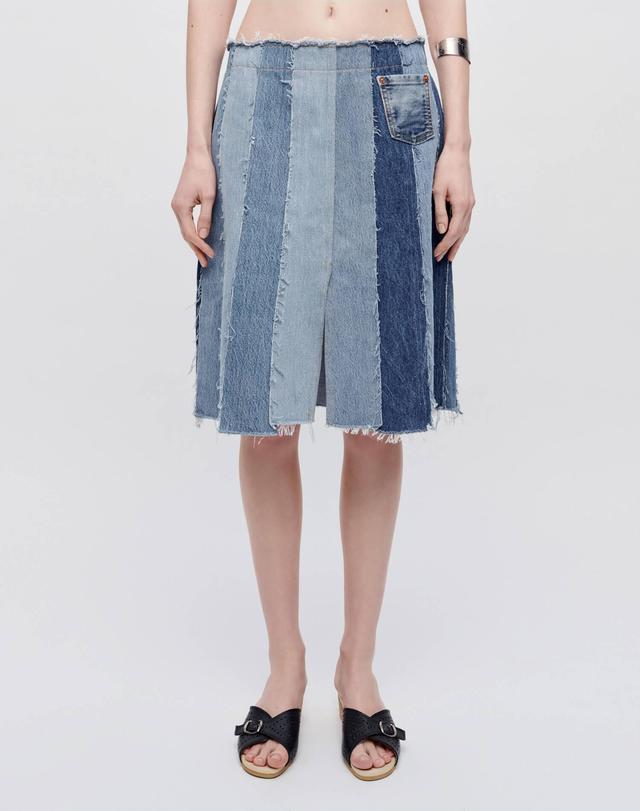 Levi's Stripped Skirt - Indigo Product Image