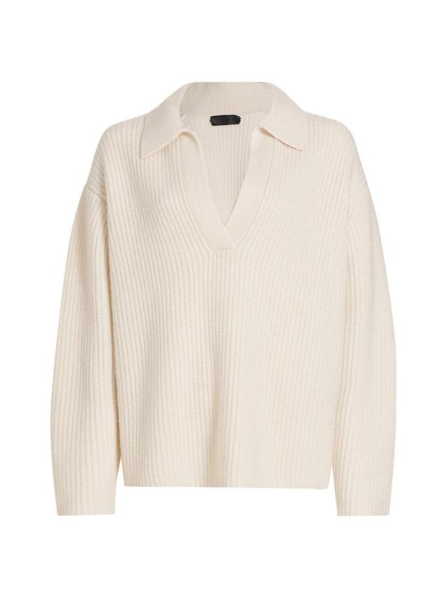 Womens Tova Ribbed Cashmere Sweater Product Image