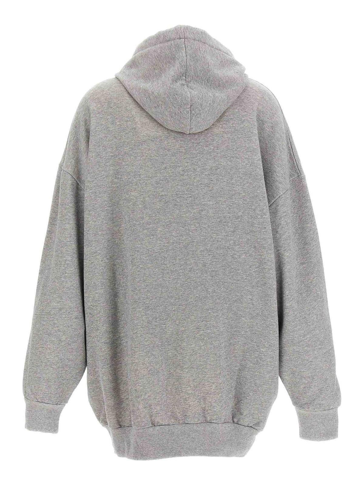 ISABEL MARANT Solena Hoodie In Grey Product Image