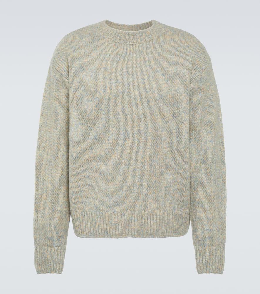 Wool-blend Sweater In 514 Light Blue Product Image