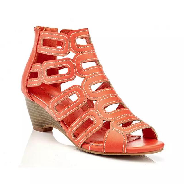 Henry Ferrera S507 Womens Gladiator Wedge Sandals Product Image