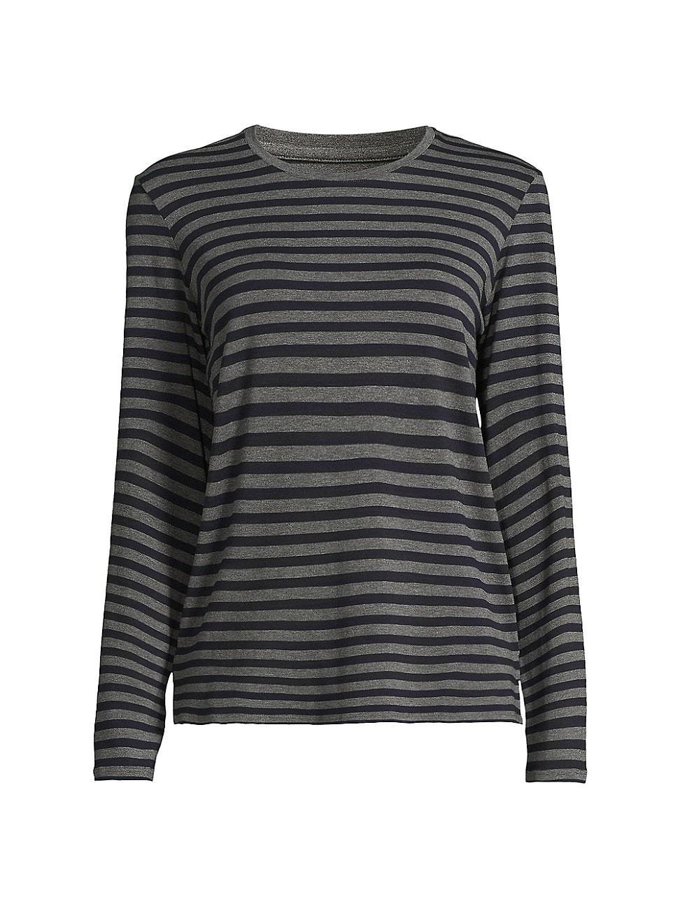 Womens Striped Long-Sleeve T-Shirt product image