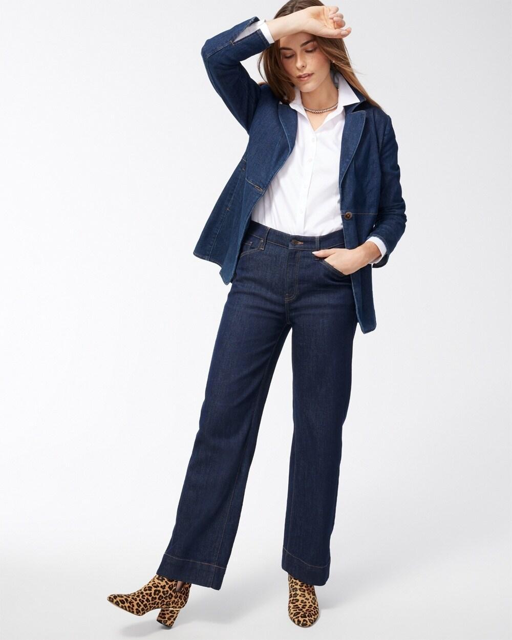 Denim Blazer Product Image