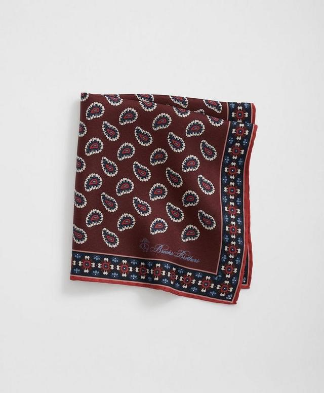 Paisley Silk Pocket Square Product Image